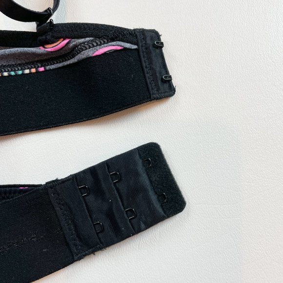 NWOT Victoria's Secret PINK Bra 34B Wear Everywhere Wireless Push Up Rainbow - Picture 6 of 9